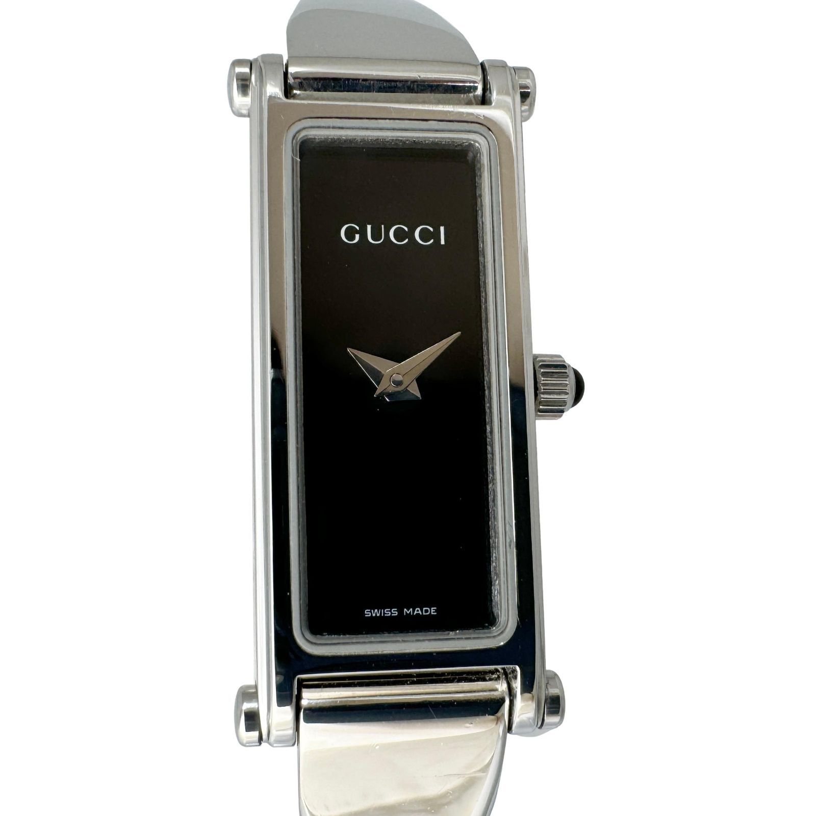 GUCCI グッチ バングルウォッチ 1500L レディース 腕時計 クオーツ ステンレス 外装仕上げ 電池交換済み