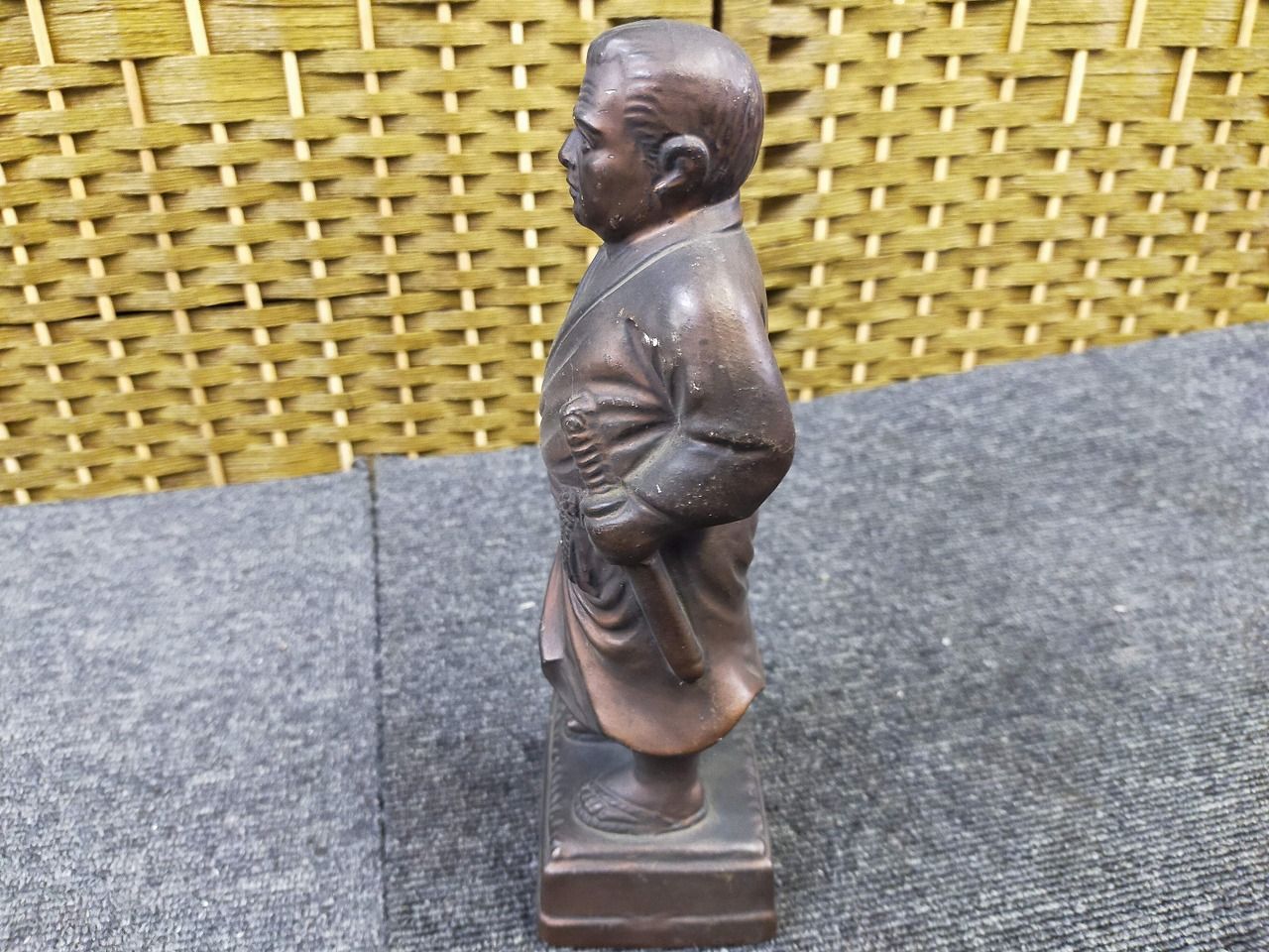 E08-20251024-12 西郷隆盛 置物 高：22cm ブロンズ像 - メルカリ