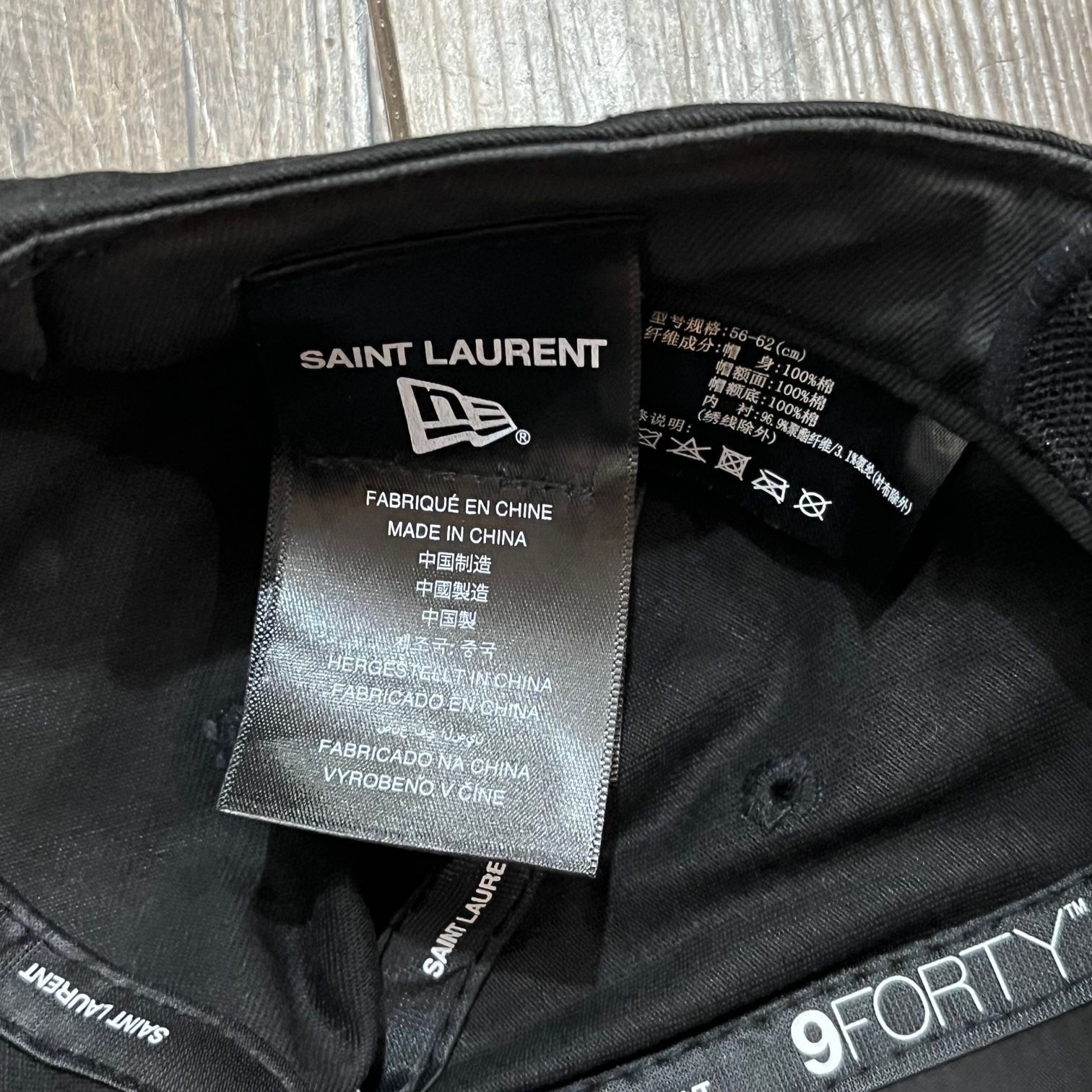 新品 国内正規 SAINT LAURENT PARIS サンローラン パリ NEW ERA