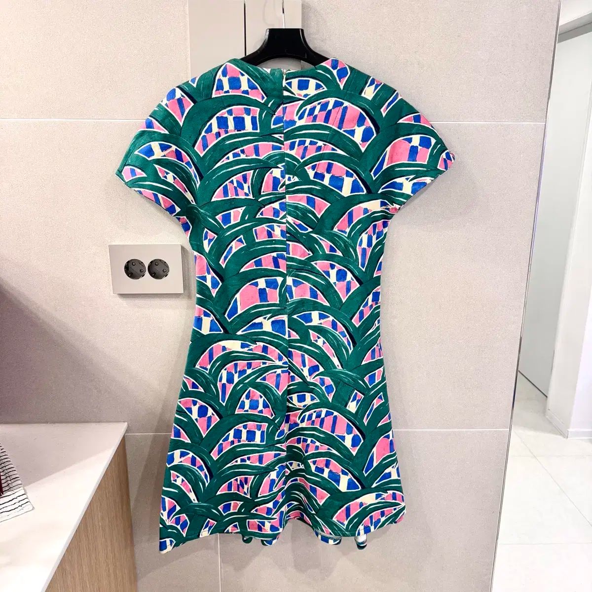 KENZO KENZO ケンゾー パターン 半袖ワンピース M