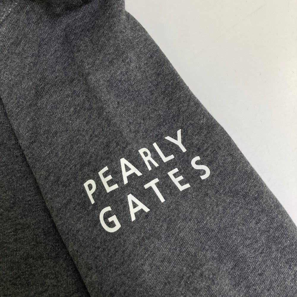 サイズ：0 PEARLY GATES パーリーゲイツ  ジップパーカー  グレー系 [240101455545] ゴルフウェア レディース ストスト サイズ：0 PEARLY GATES パーリーゲイツ ジップパーカー グレー