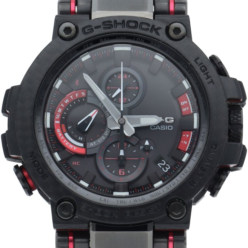 カシオ G-SHOCK MT-G ソーラー電波時計 MTG-B1000XBD-1AJF 箱 保証書 カーボン メンズ時計 ブラック