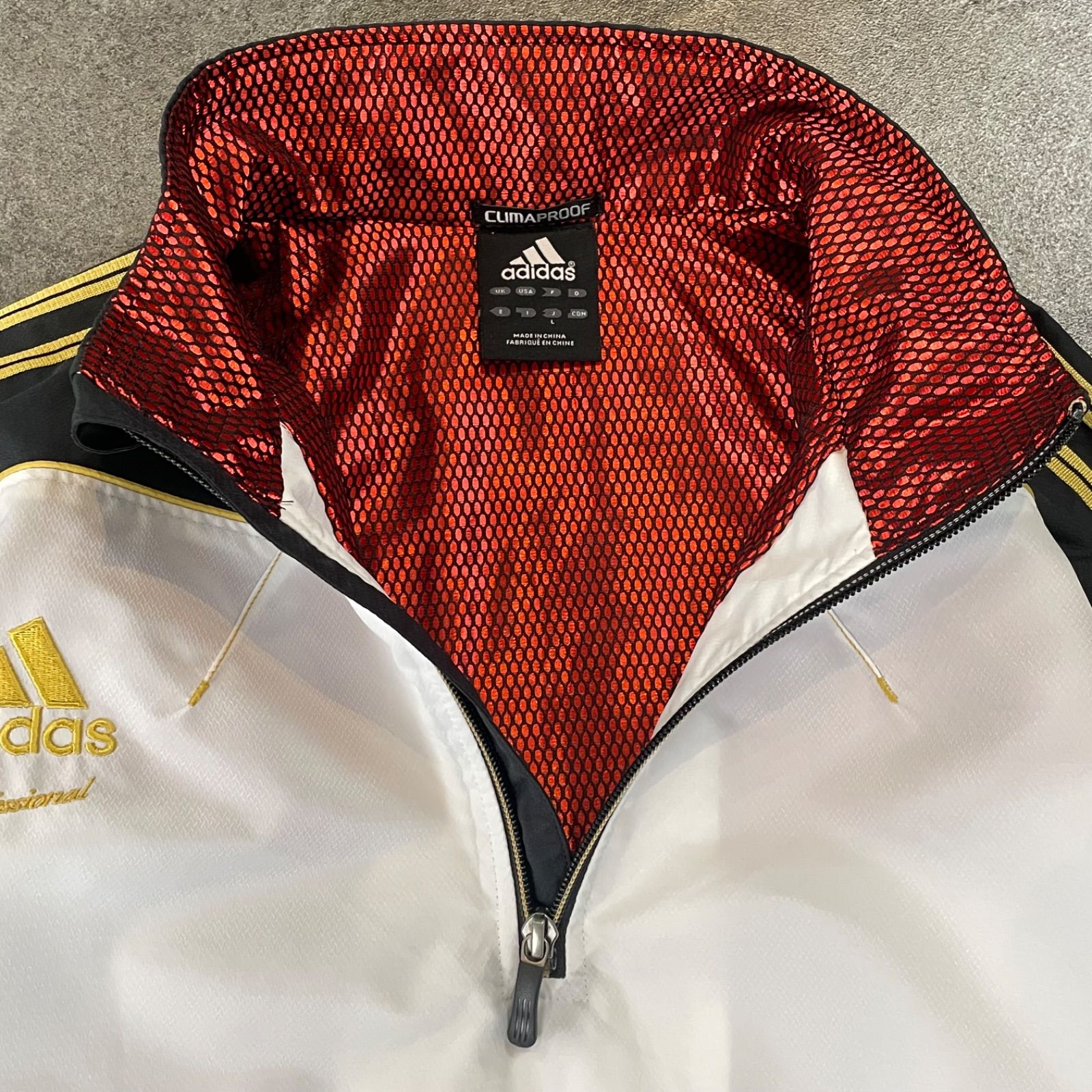 美品 adidas professional baseball Pullover Jacket アディダス 