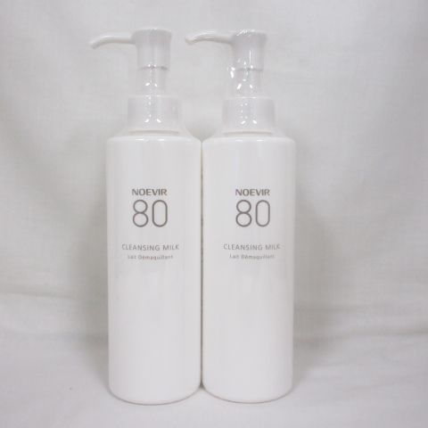 新品2個セット NOEVIR ノエビア 80 クレンジングミルク メイク落とし 洗い流し用 200mL ( 1126-y3 )