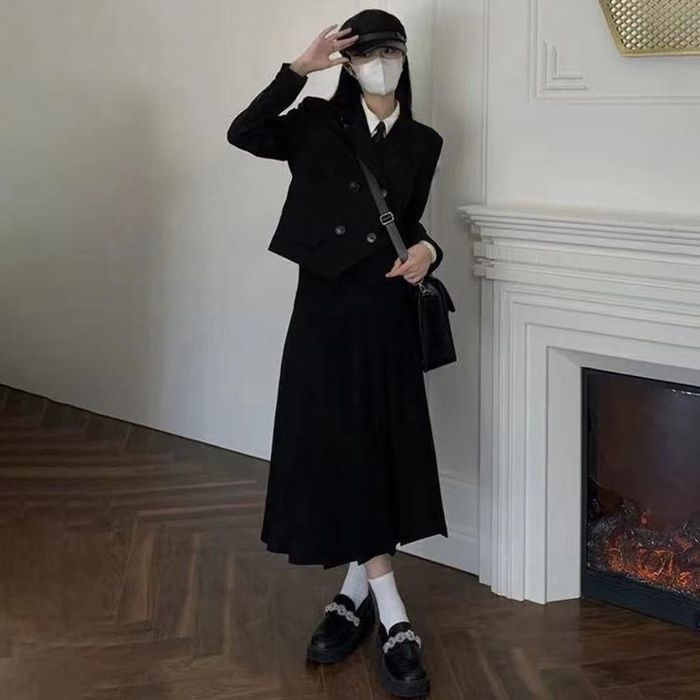 ロングワンピース ロングスカート