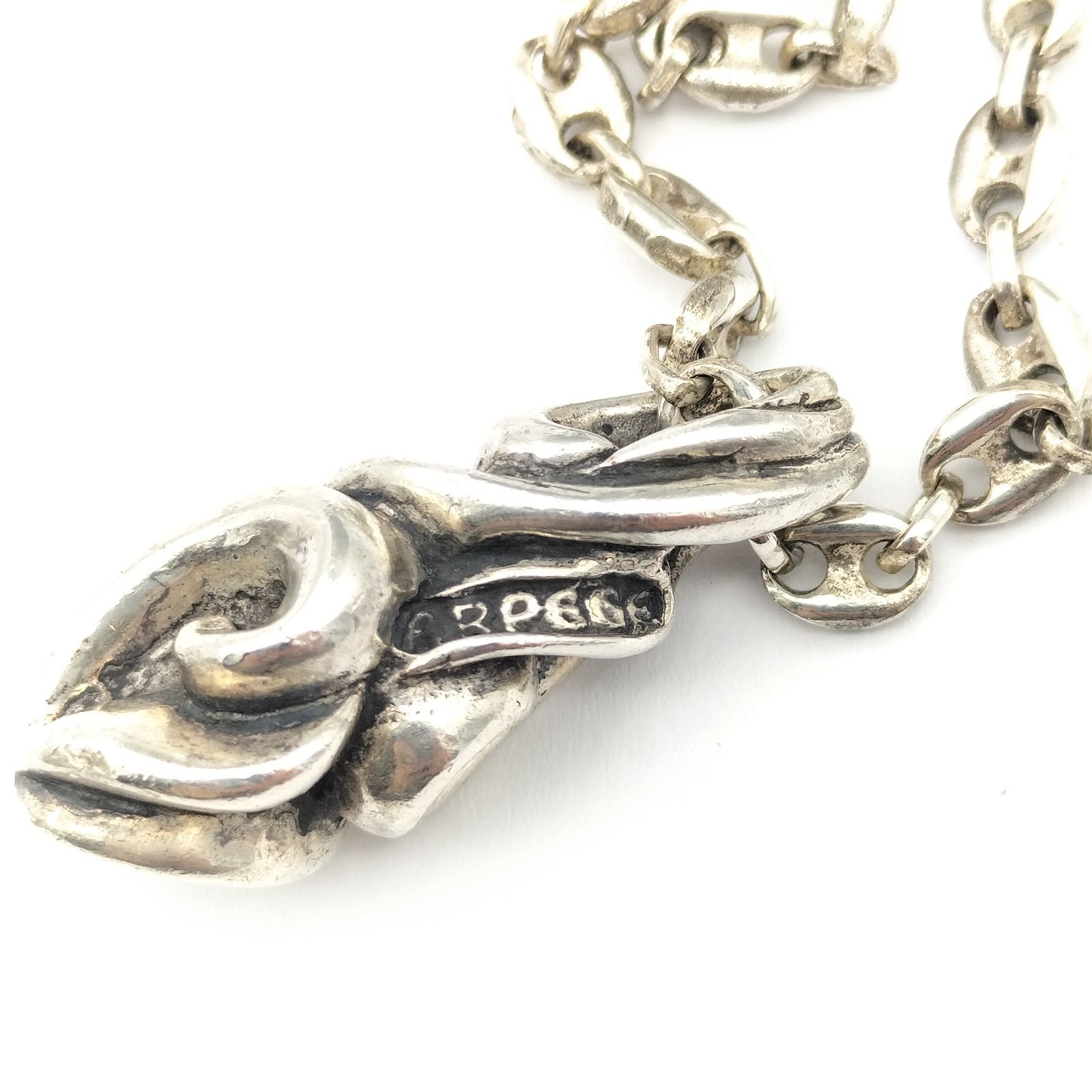 『Arpege』アルページュ 希少シルバー ネックレス ARPEGE アルページュ SILVER 925 K10 クロス ネックレスの通販