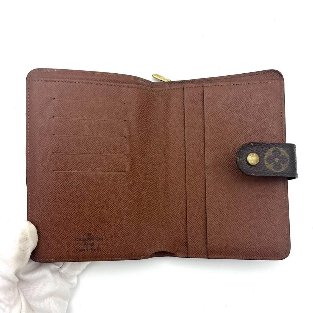 【極美品】ルイヴィトン モノグラム ポルトパピエ ジップ 二つ折り ブラウン 極美品】ルイヴィトン モノグラム ポルトパピエ・ジップ 二