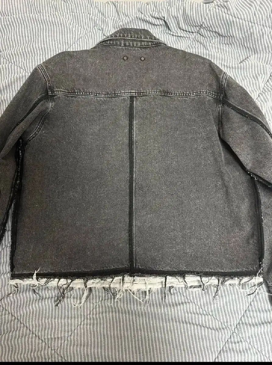 アンダーソンベル ブラック デニム ブラックデニム ジャケット L