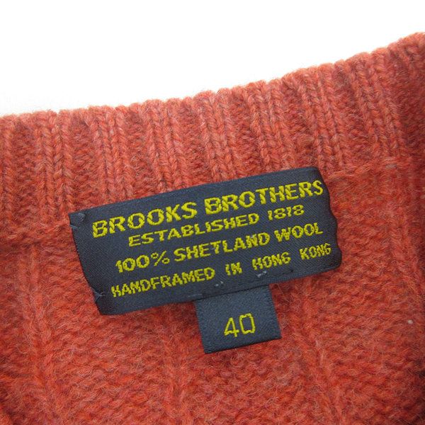H□90s□ブルックスブラザーズ/BROOKS BROTHERS ケーブルニット