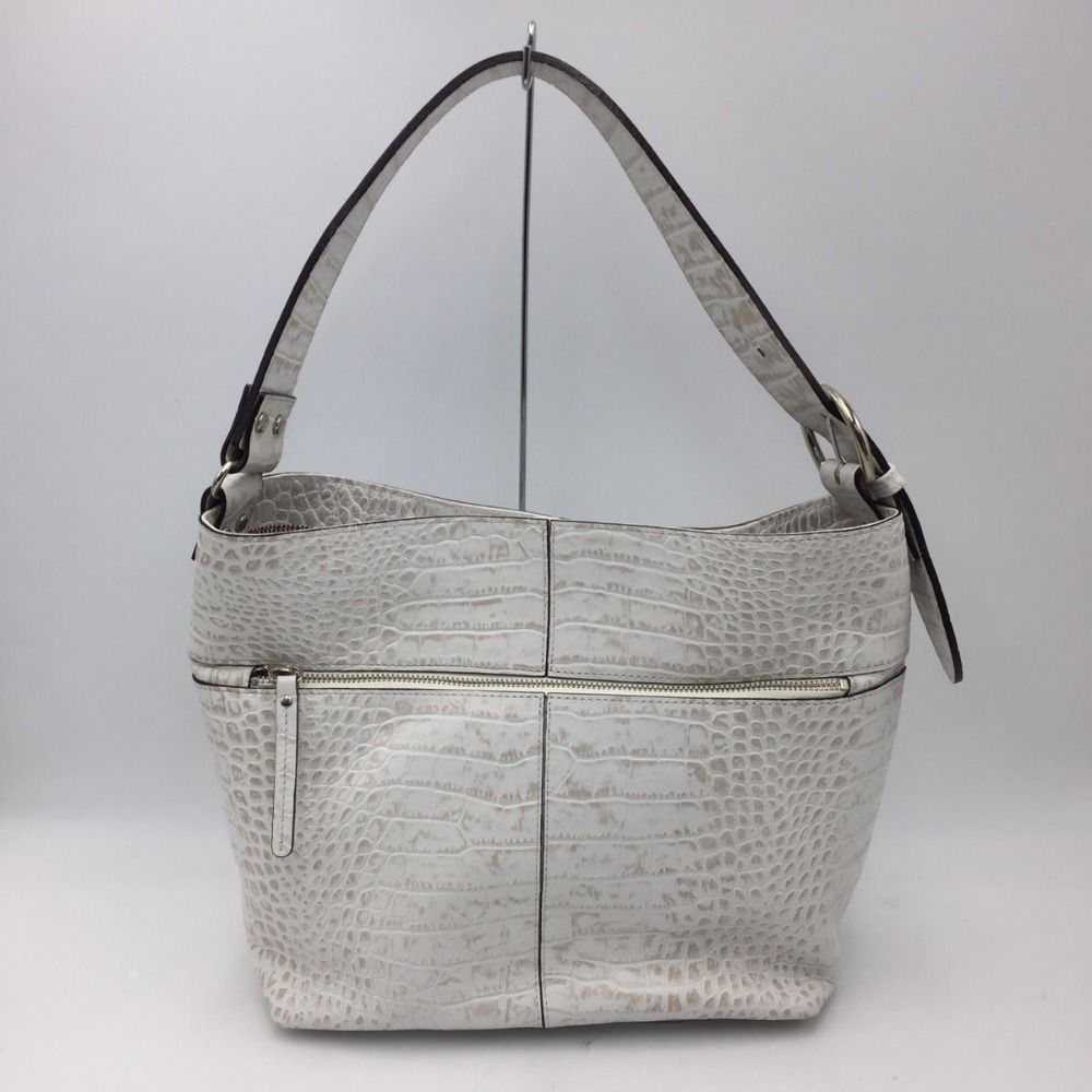 ショルダーバッグ LaDeesse CRESCEND クロコダイル ショルダーバッグ 