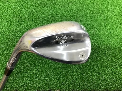 タイトリスト VOKEY SPIN MILLED SM7 ツアークロム 60°|14°K レフティ ウェッジ WG リシャフト フレックスその他 メンズ 男性用 左利き レフティ 左用 Cランク ゴルフクラブ