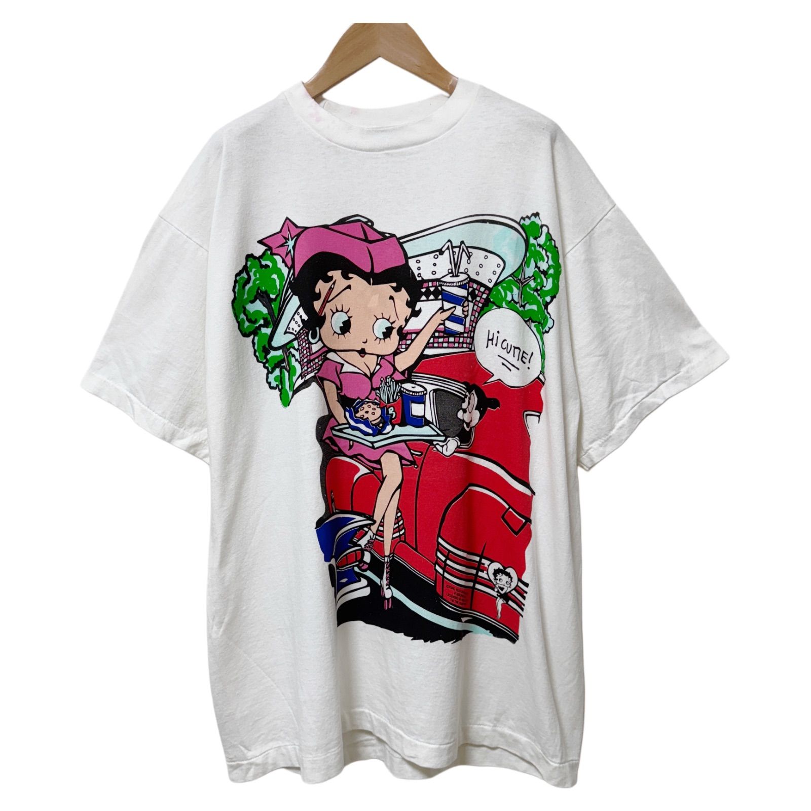 ベティちゃん Tシャツ XLサイズ ホワイト ベティブープ 両面