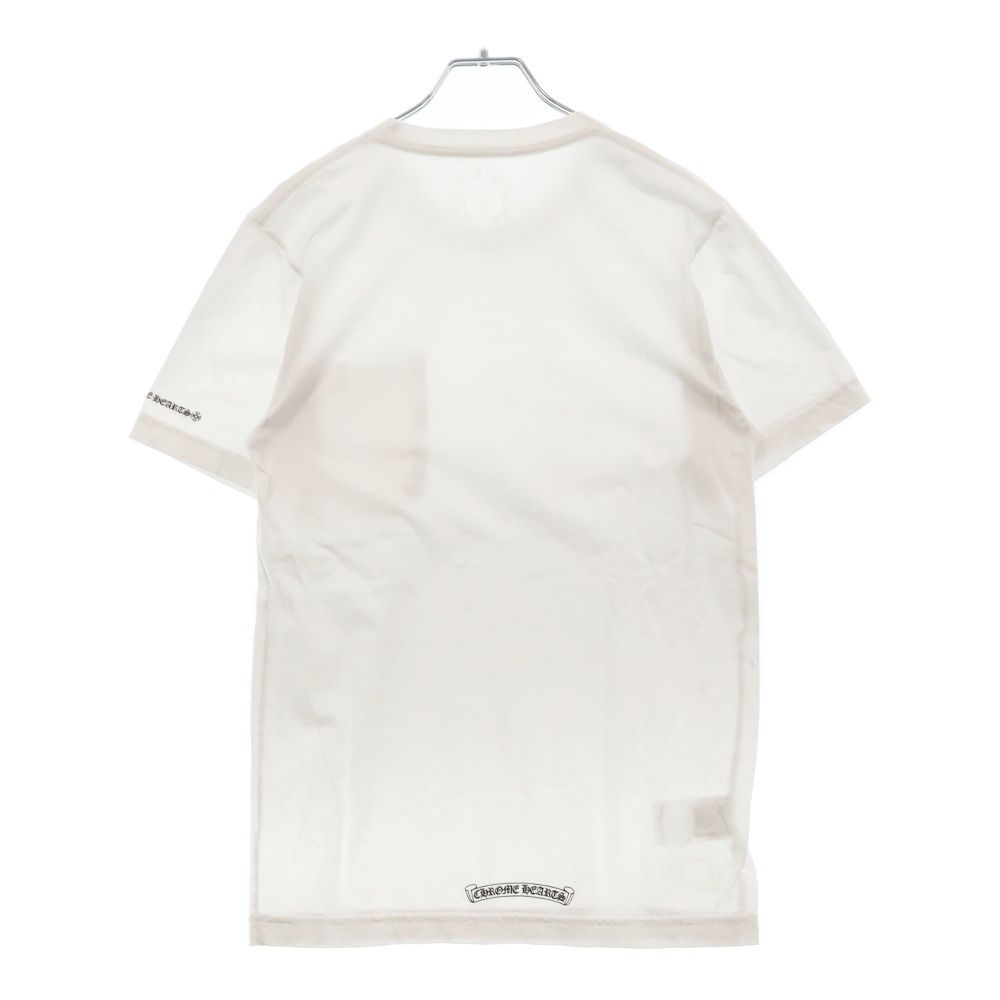 CHROME HEARTS (クロムハーツ) CH T-SHRT ネックロゴプリント半袖T  
