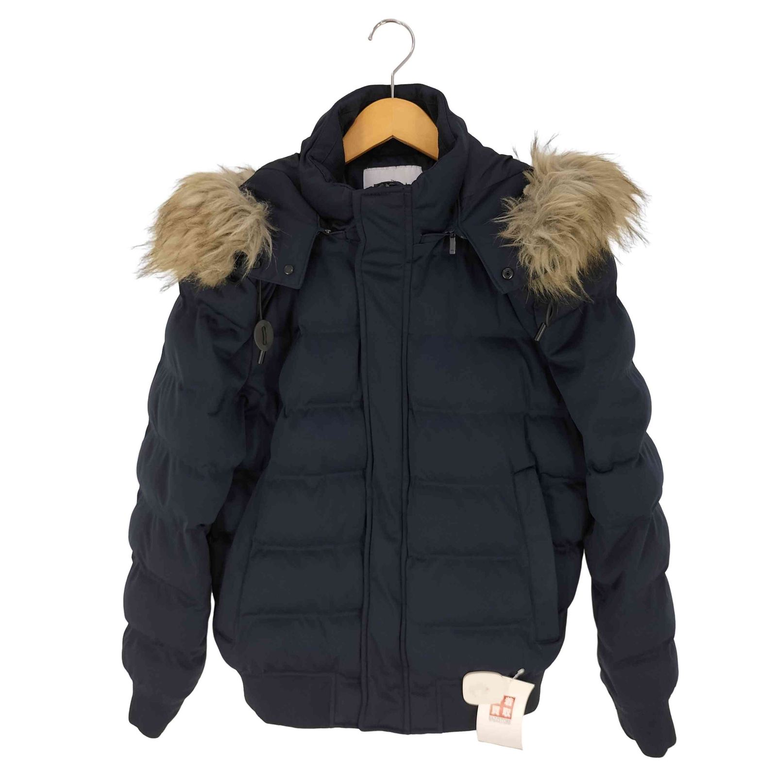 ザラ ZARA フェイクファー 中綿ジャケット メンズ import：M 
