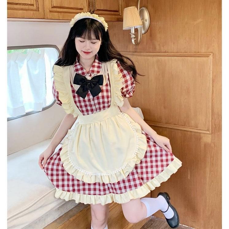 コスプレ メイド服 可愛いメイド ハロウィン メイド コスチューム 仮装 ブラック 黒 女性 レディース メイド コスプレ衣装 かわいい 可愛い こすぷれ イベント