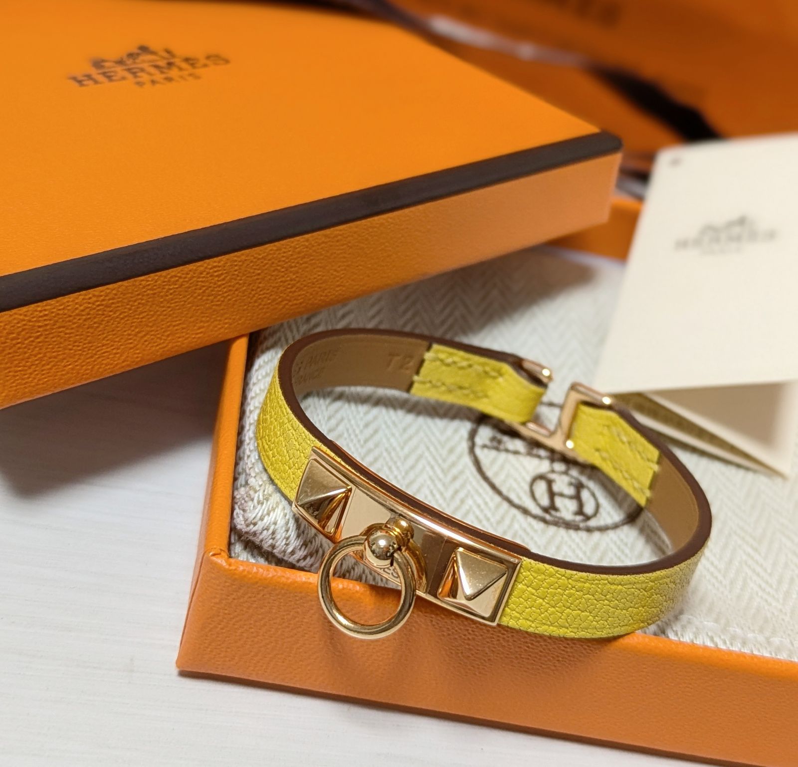 【カラバリ豊富でポイントに】HERMES ブレスレット リヴァルミニ レザーブレスレット 《リヴァル・ミニ》 | Hermès - エルメス