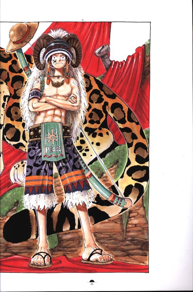 集英社 尾田栄一郎 ONE PIECE COLOR WALK2 (帯付) - メルカリ