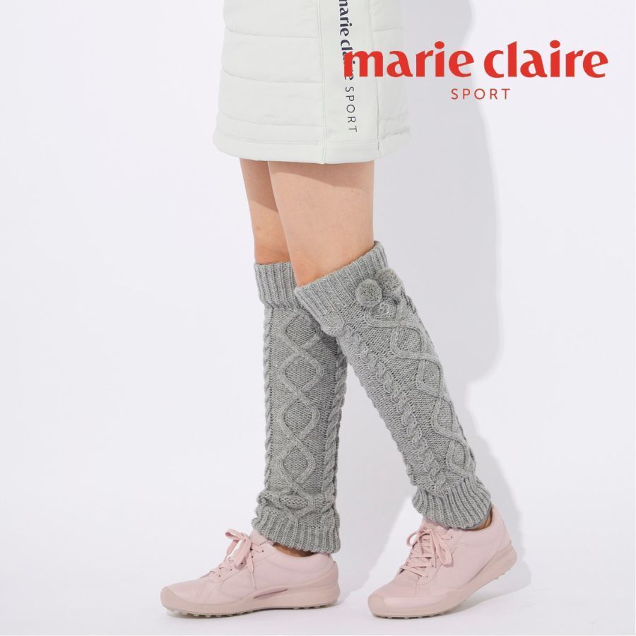 marie claire レッグウォーマー マリ クレール marie claire レッグウォーマー付きレギンス （BK