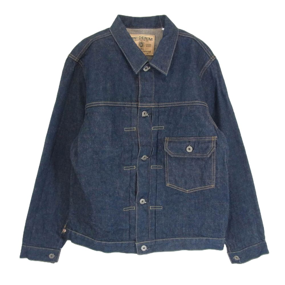 ONI DENIM 鬼デニム 24AW ONI-01507L-Ishikawadai 15oz. 石川台デニム 1stタイプ デニム ジャケット ワンウォッシュ インディゴブルー系 42【新古品】【未使用】【中古】