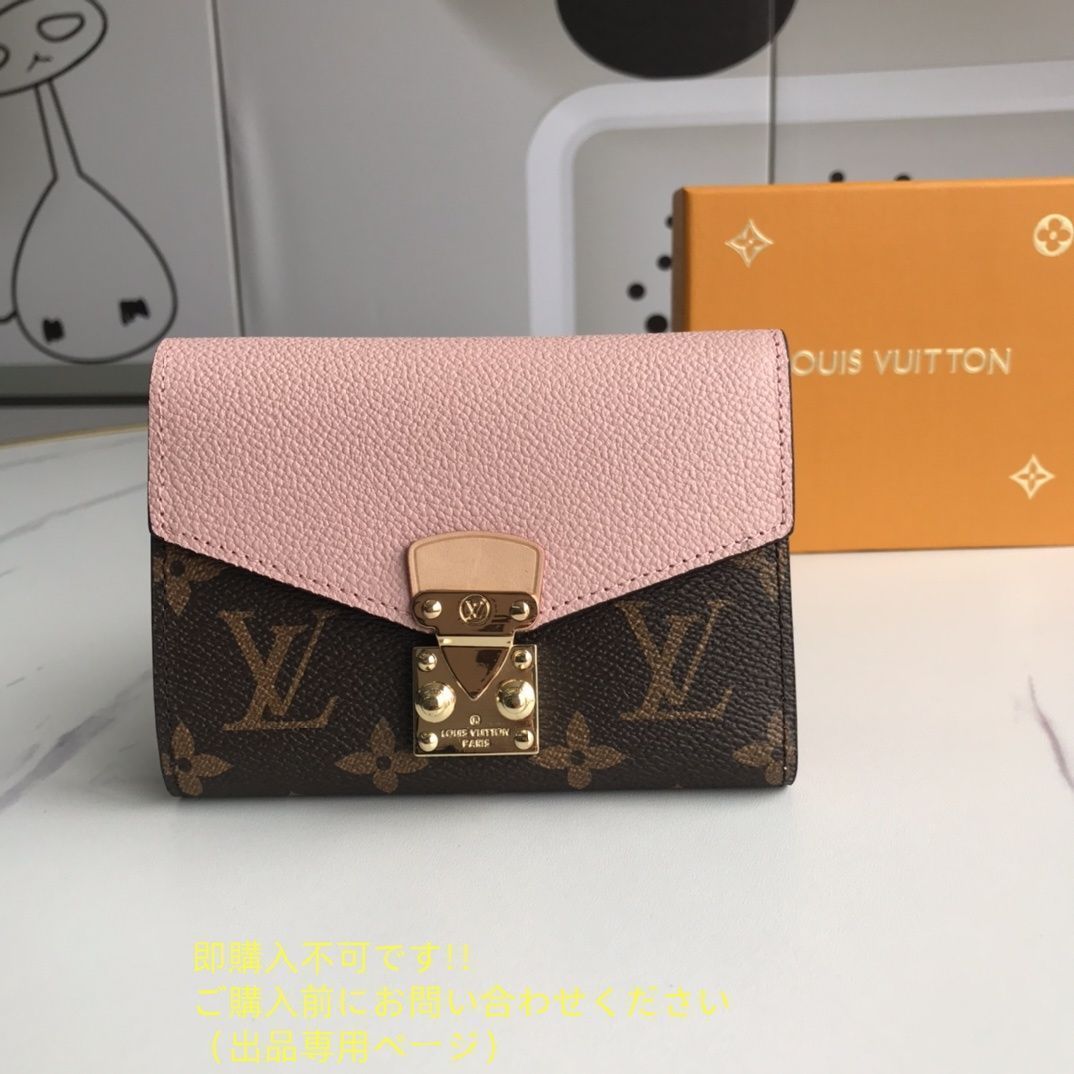 新品に近い・新型 LOUIS VUITTON 折り財布 ルイヴィトン 折り