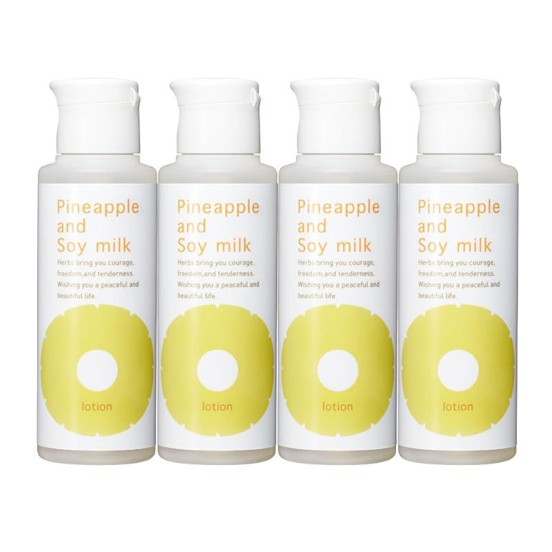 鈴木ハーブ研究所 パイナップル豆乳ローション 100mL4本約4ヶ月分 1