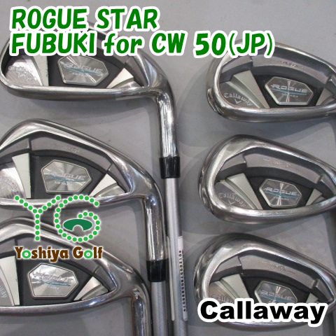 Callaway - キャロウェイ ゴルフクラブ左用アイアンセット FUBUKI for CW 50 ROGUE STAR｜キャロウェイ｜アイアンセット｜FUBUKI for CW 50