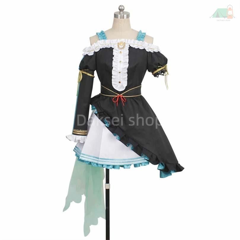ウマ娘 プリティーダービー メジロアルダン 風 コスプレ衣装 ウィッグと靴と尻尾追加 コスチューム イベント 演出服 二次会 cosplay