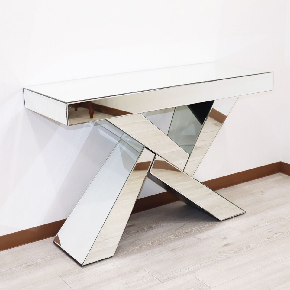 コンソール ミラー家具 ディスプレイスタンド デスク X-type コンソール ミラー家具 ディスプレイスタンド デスク X-type 【公式通販】