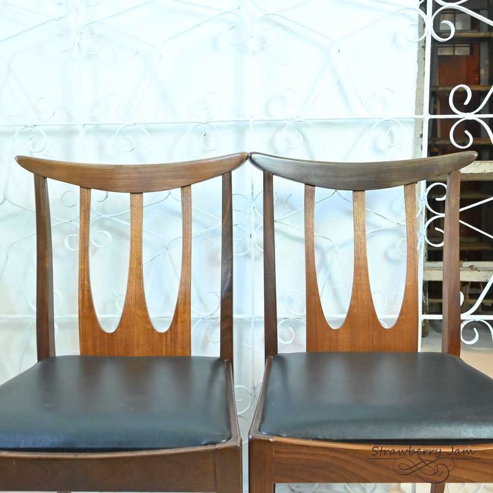 様 L3705-35 英国ヴィンテージ G-PLAN ダブルバックチェア 4