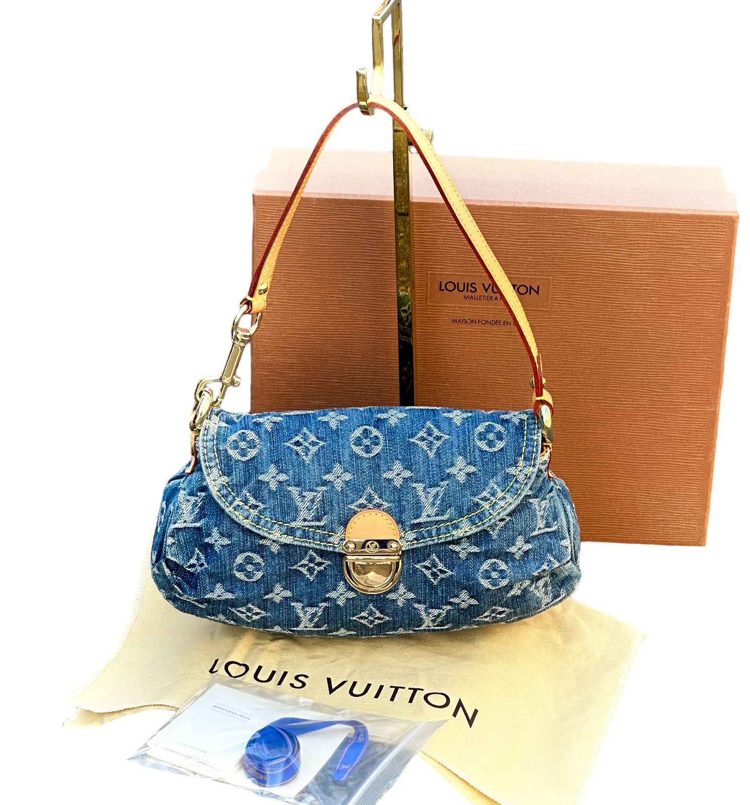 超美品◇本物ルイヴィトンLOUISVUITTONモノグラムミニプリーティ 