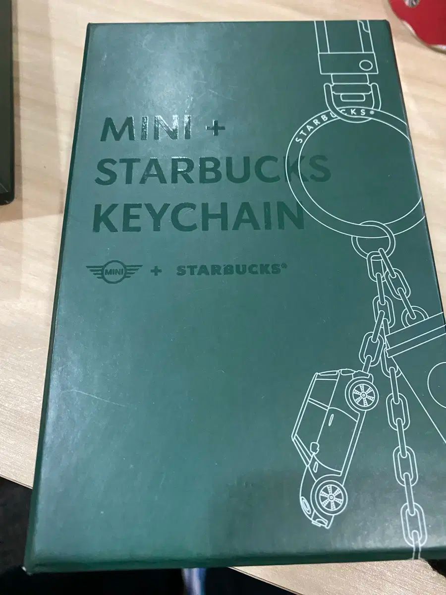 【雷市場（ポンジャン）商品韓国直送】 未使用) Starbucks(スターバックス) ミニクーパー キーリング