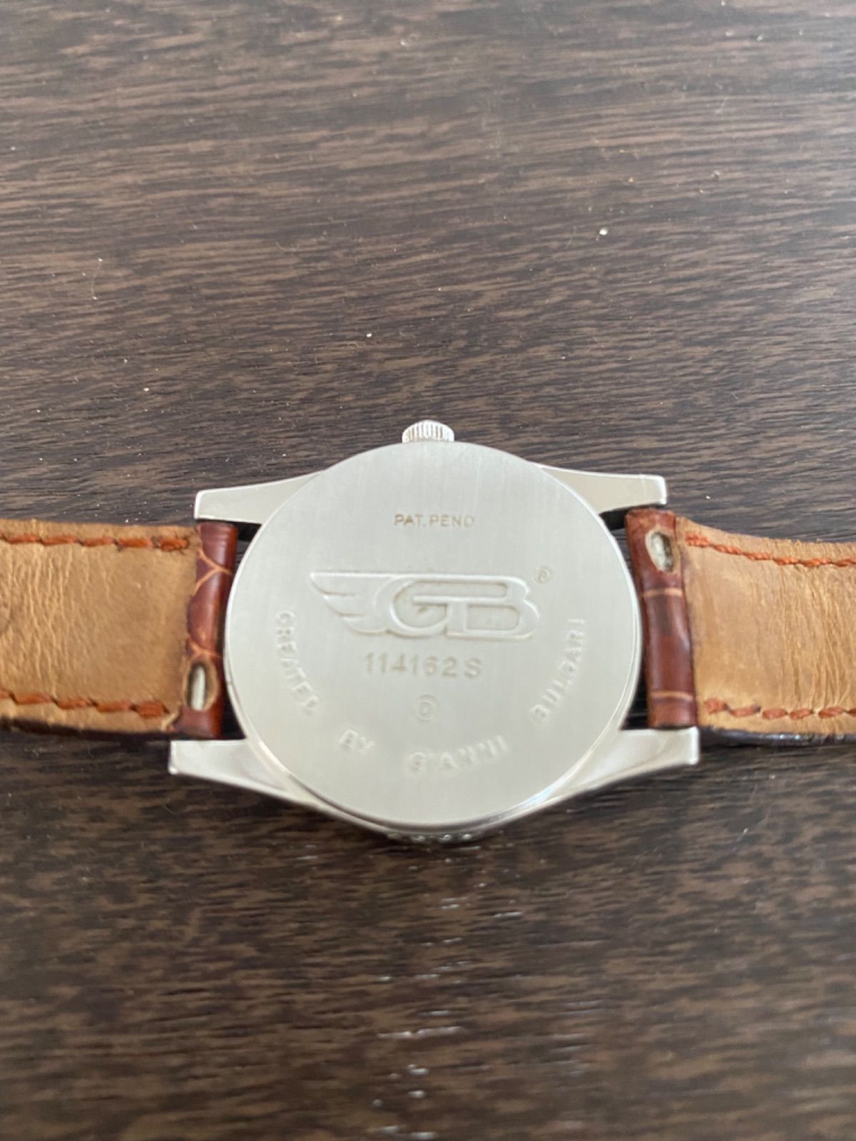 稼働品 GIANNI BULGARI ジャンニブルガリ ジャンピングアワー クオーツ 