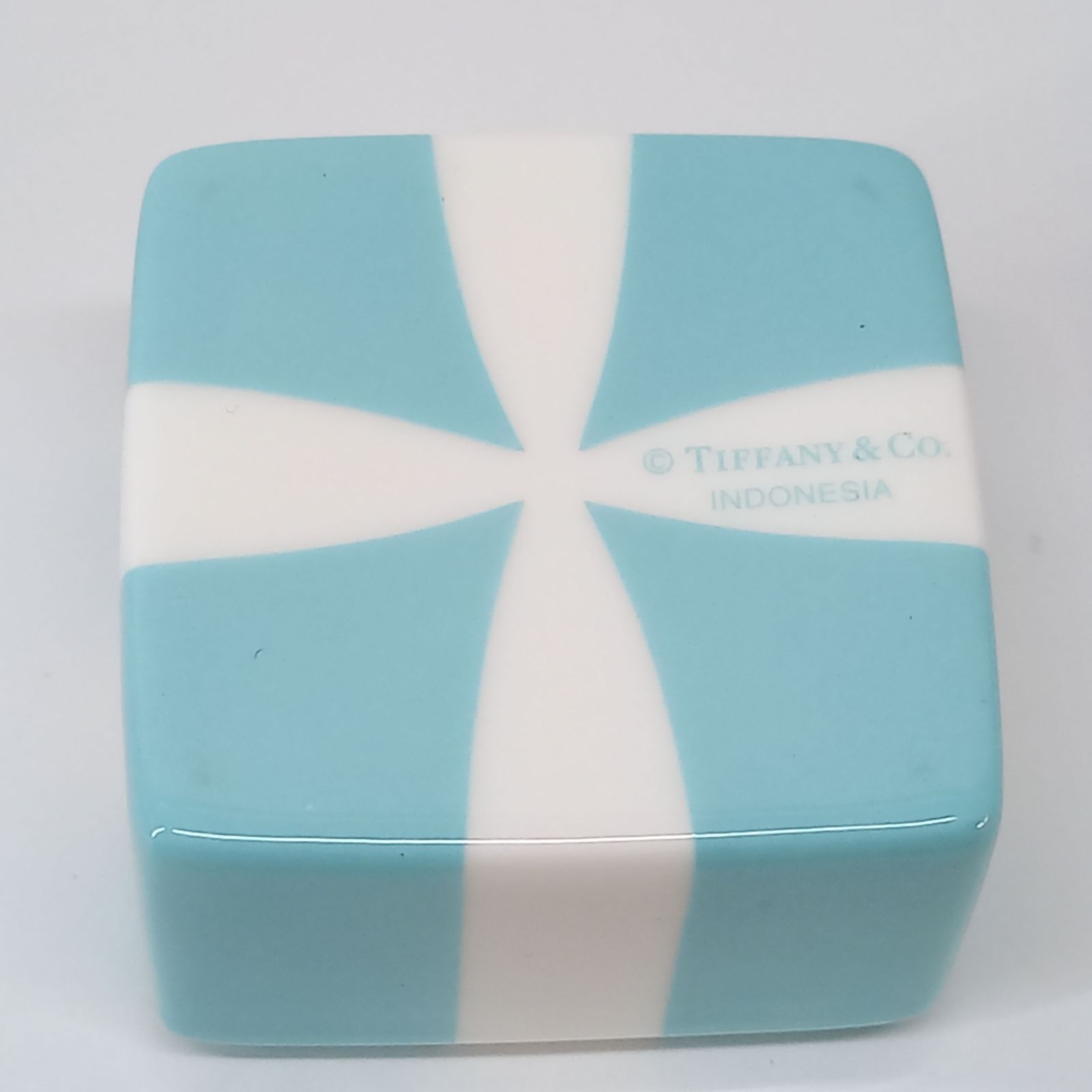 Tiffany ティファニー ジュエリーボックス 5㎝ 陶器 プレゼント