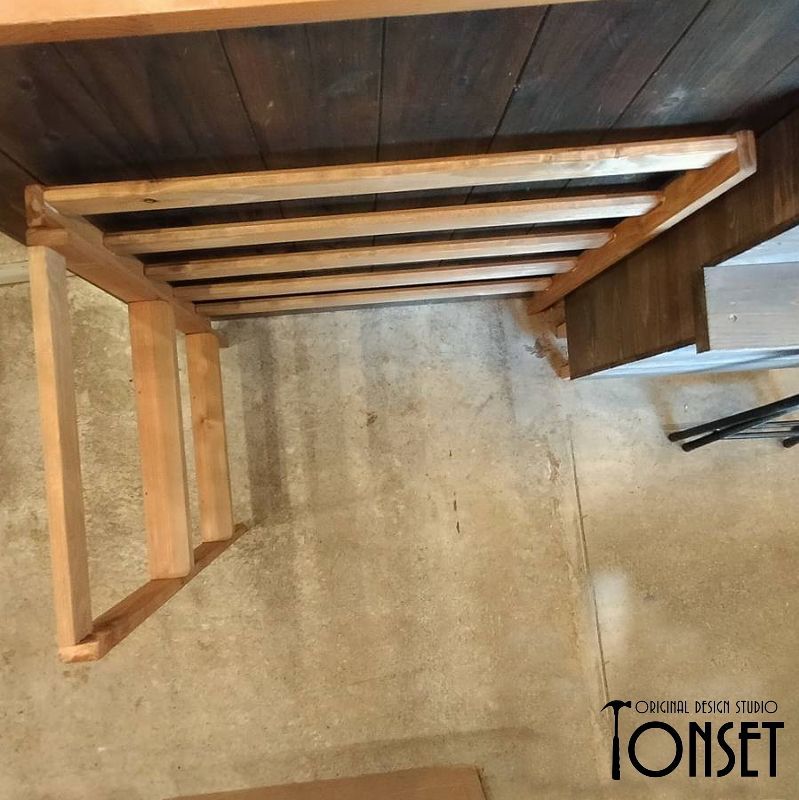 キッチン壁面収納ラック オークcol