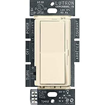 Lutron DVCL-153P-AL Diva Dimmable CFL/LED Dimmer Almond by Lutron
