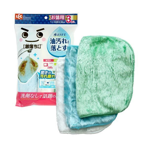 まとめ レック 激落ちくん 油汚れに強いクロスお徳用 K00309 1パック 3枚 ×10セット
