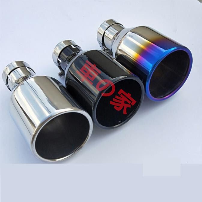 サイド2Pセット トヨタ マークX 2009-2016 GRX130 マフラーカッター テールパイプ デュアル出し 3色可選 60-114