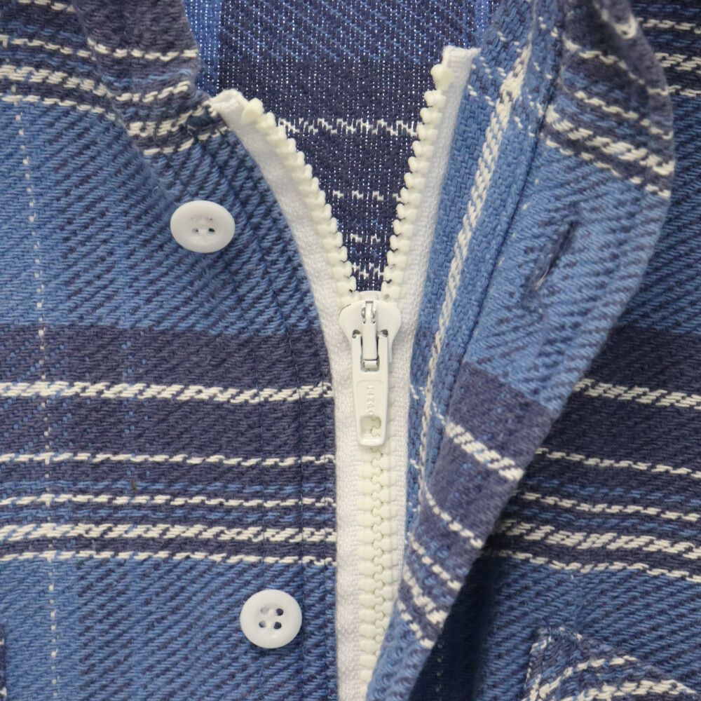 UNUSED (アンユーズド) 18AW Zip Up Check Flannel Shirt ジップ