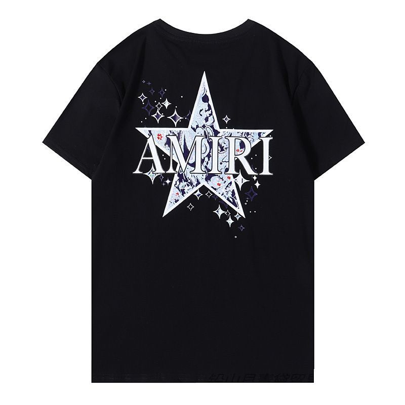 アミリ AMIRI 半袖Tシャツ クルーネック バンダナロゴティー BANDANA LOGO TEE MJLT002 ロゴプリント シンプル メンズ  - メルカリ