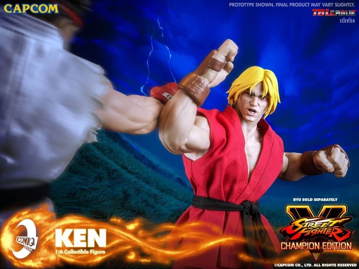 Iconiq IQGS-04ストリートファイターstreet fighterケン Iconiq Studios IQGS-04 1/6 Scale Street Fighter - KEN