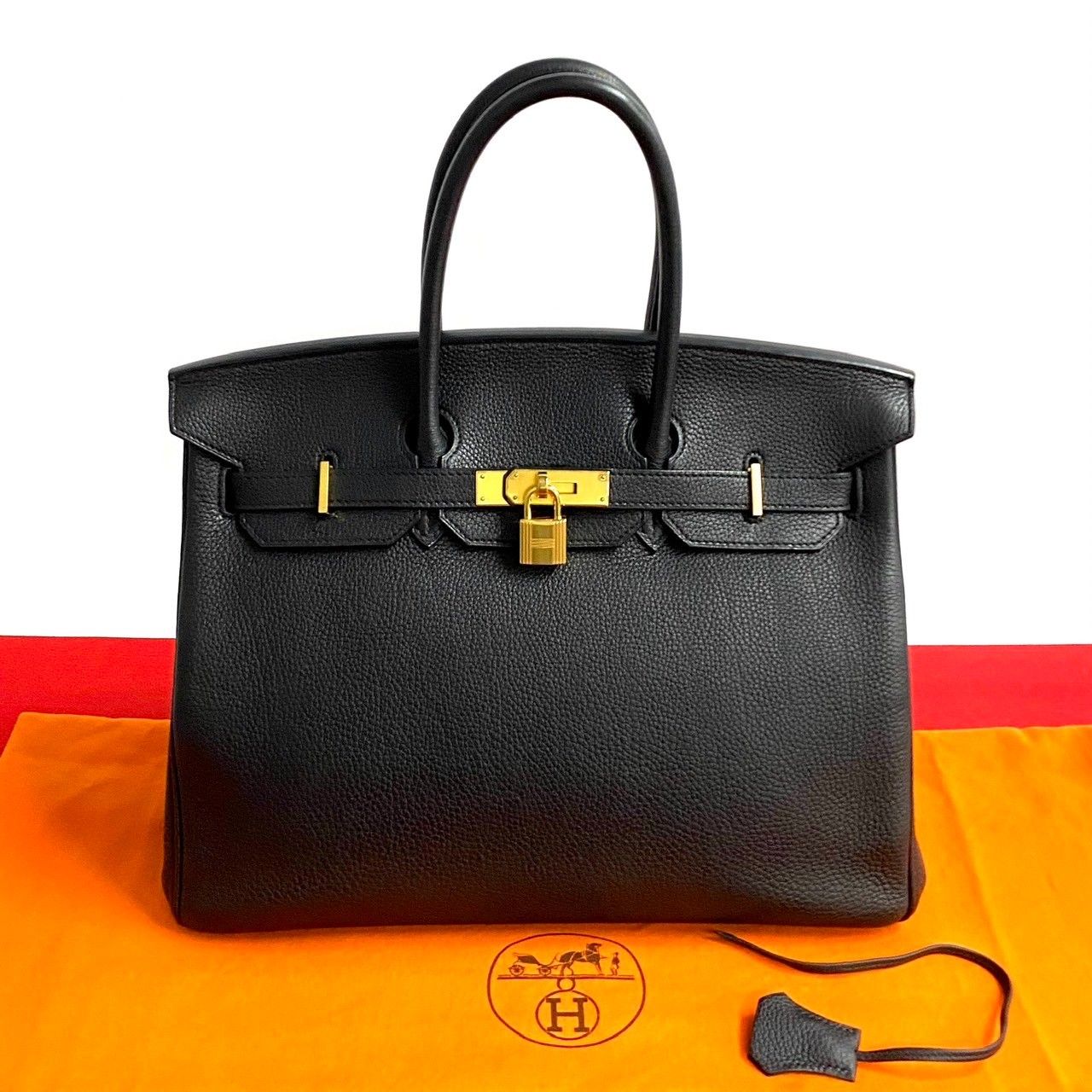 極 美品 希少品 □N 刻印 HERMES エルメス バーキン35 トゴ レザー 本 