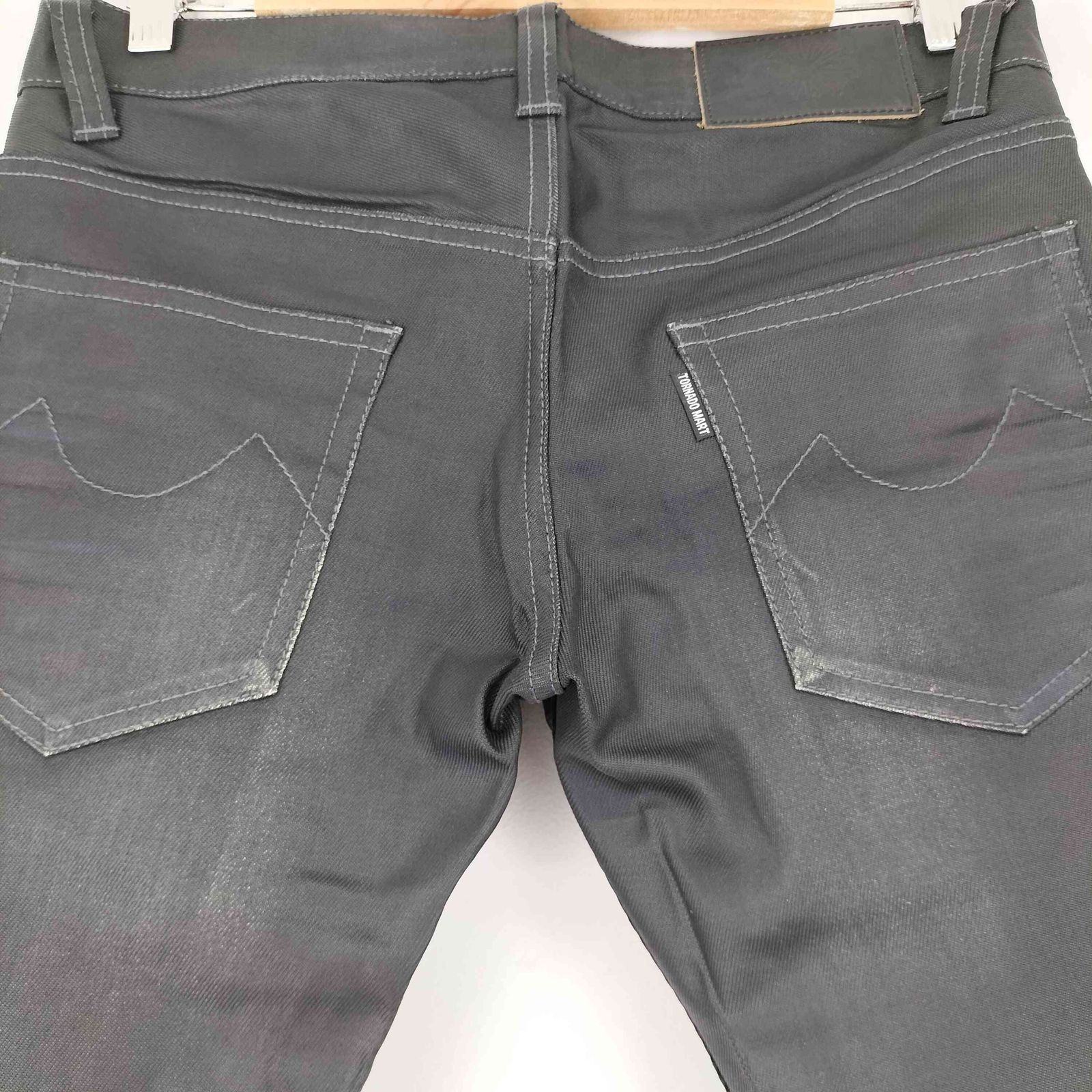 トルネードマート TORNADO MART EUミラー加工デニムパンツ