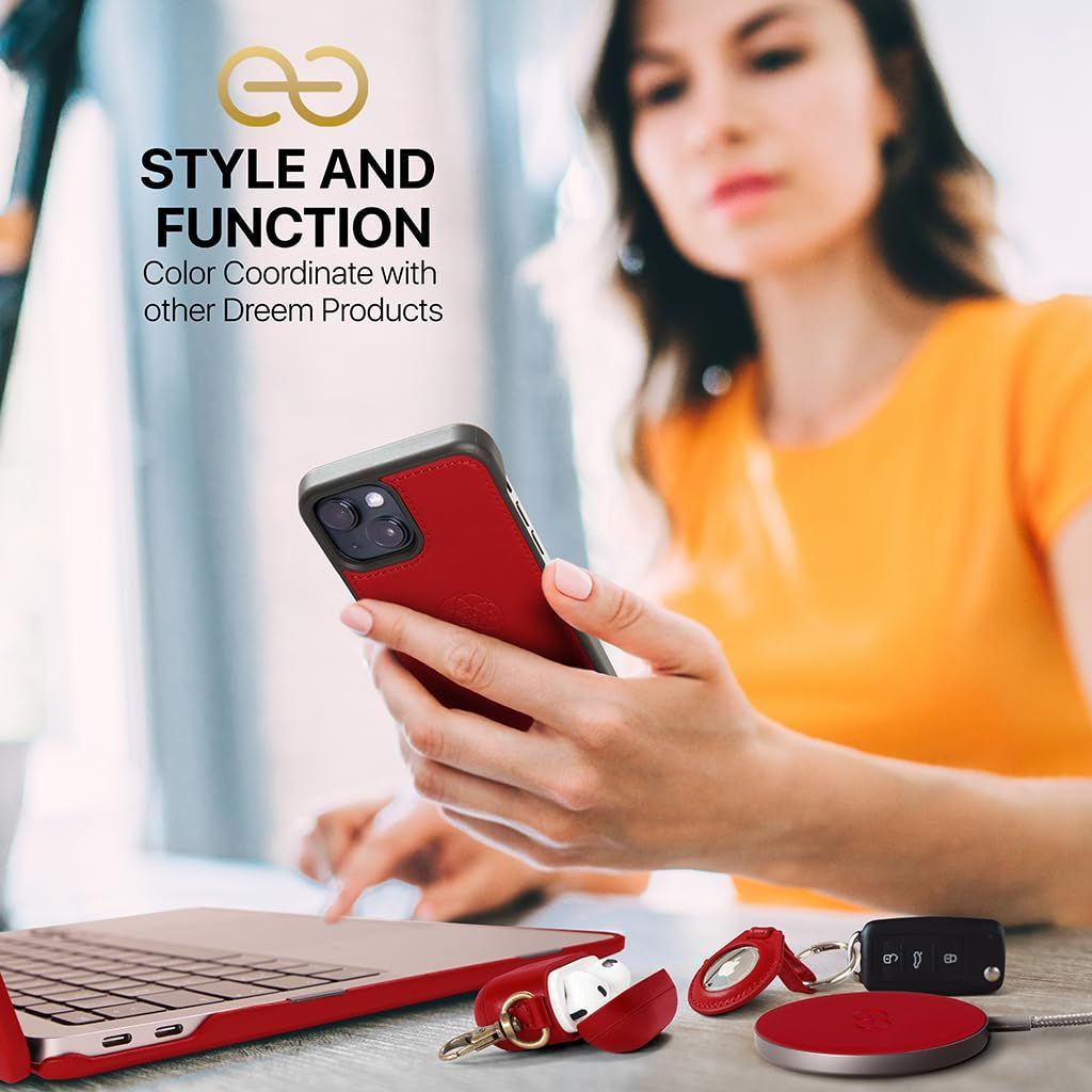 新着商品 Dreem フィボナッチ Fibonacci 2イン1 財布型ケース Apple iPhone 14 Plus用 - ヴィーガンレザー製 マグネット着脱式 耐衝撃 携帯電話ケース RFIDカード保護機能 2通りに使えるフリップスタンド付き - CHRISTIANNAURATH_COM_BR