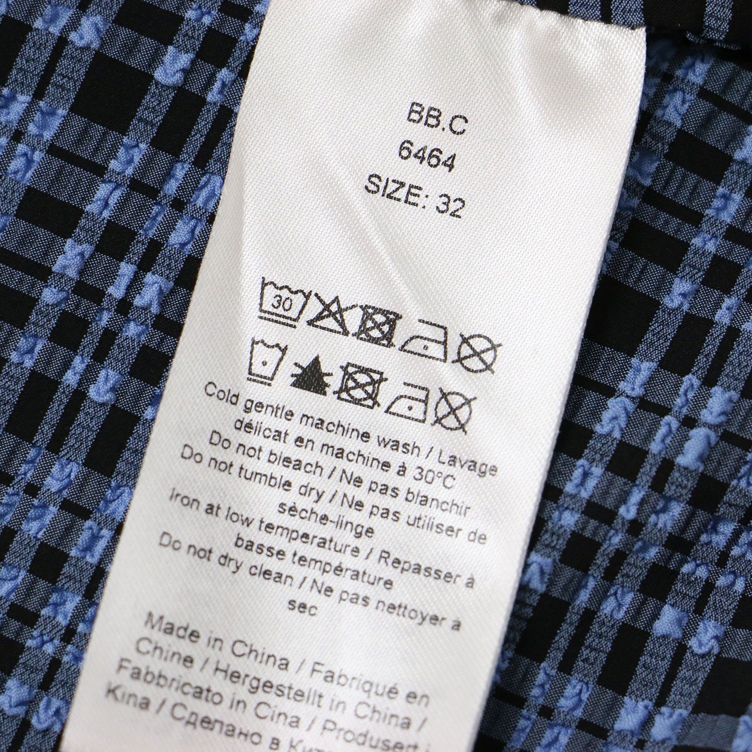 美品 GANNI ガニー ワンピース ブルー サイズ:32(XXS) チェック 