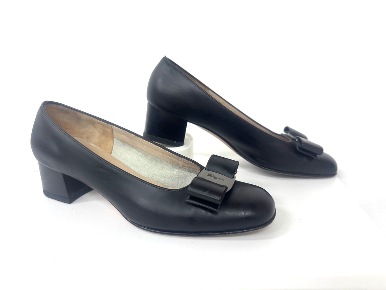 Salvatore Ferragamo フェラガモ パンプス ヒール4cm ブラック
