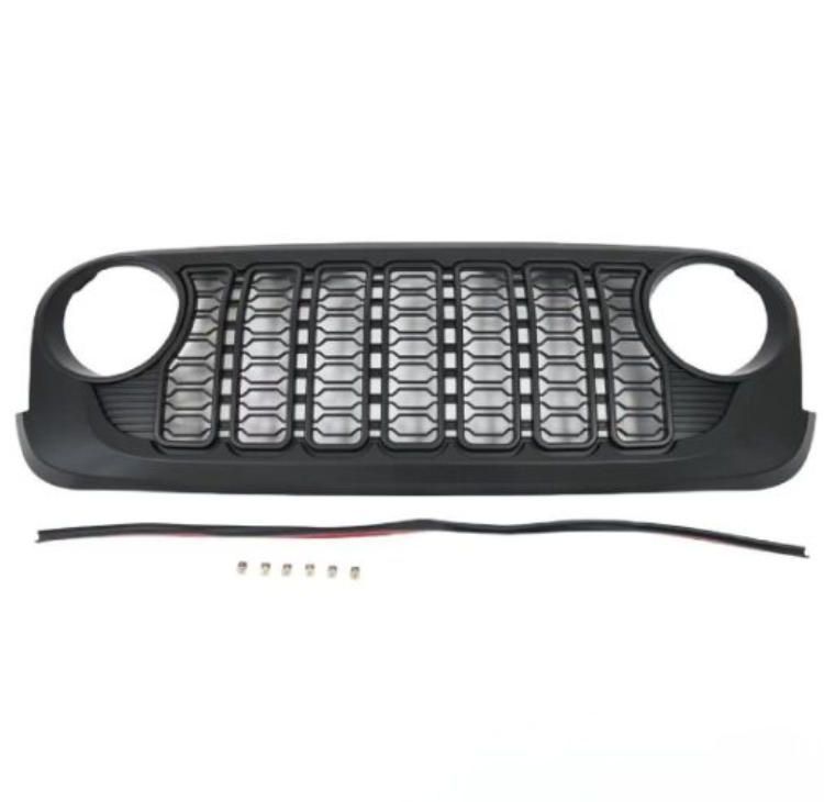 07-17ジープJKラングラーの24年風フロントグリルに対応します