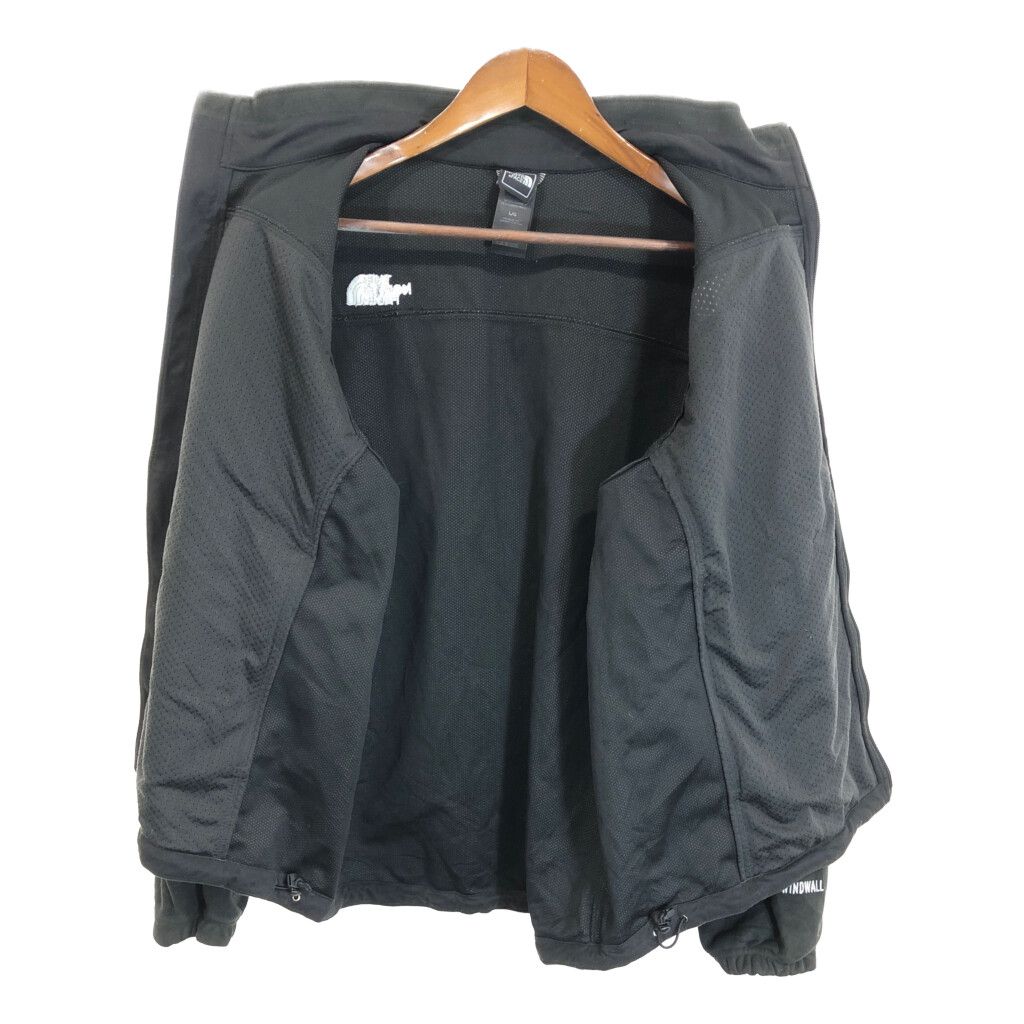 THE NORTH FACE ノースフェイス フリースジャケット アウトドア ブラック (メンズ L) 中古 古着 R7706