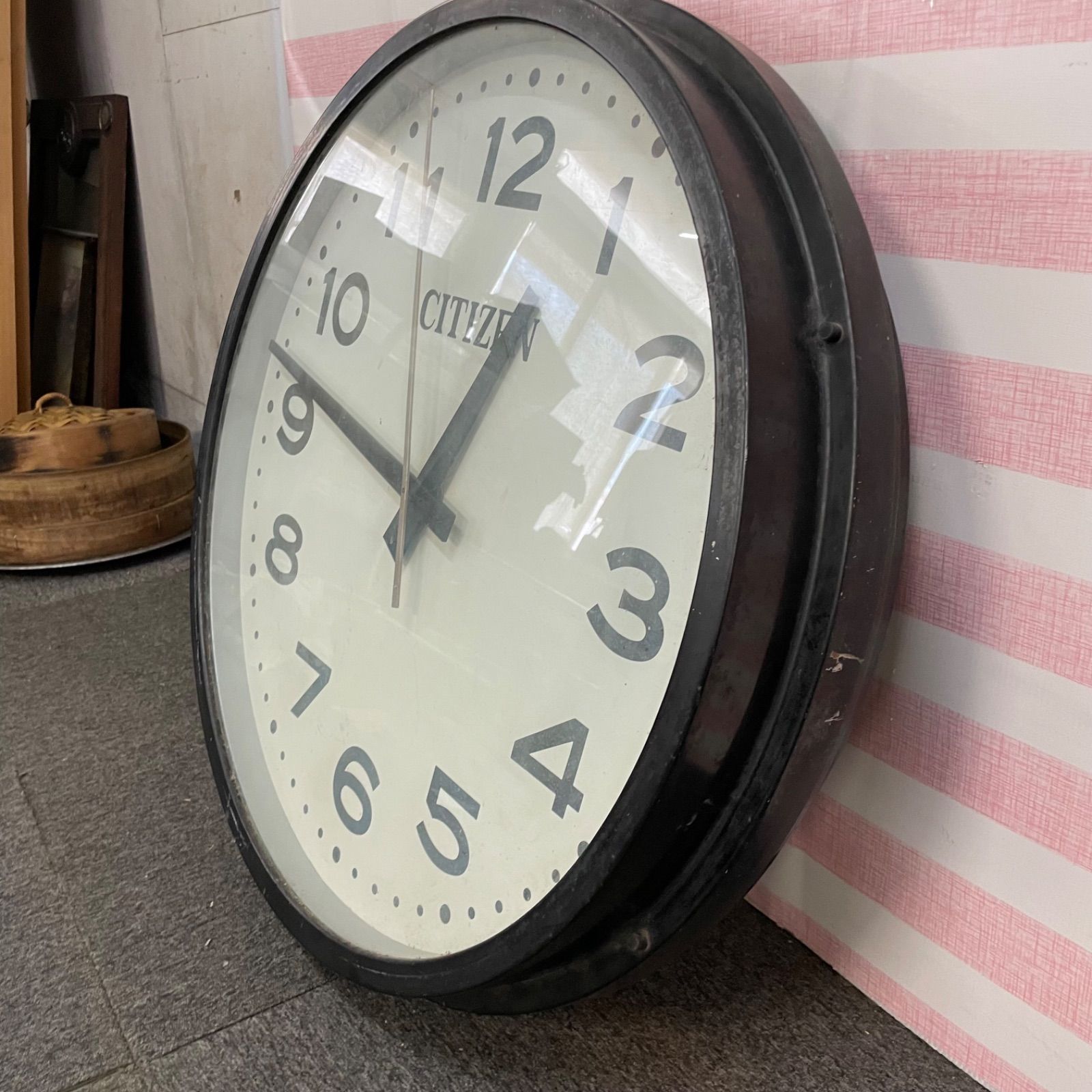 CITIZEN　昭和レトロ　アンティークQUARTZ【動作確認済】匿名即日配送 ♭ CITIZEN アンティーク 昭和レトロ クオーツ シチズン 大型