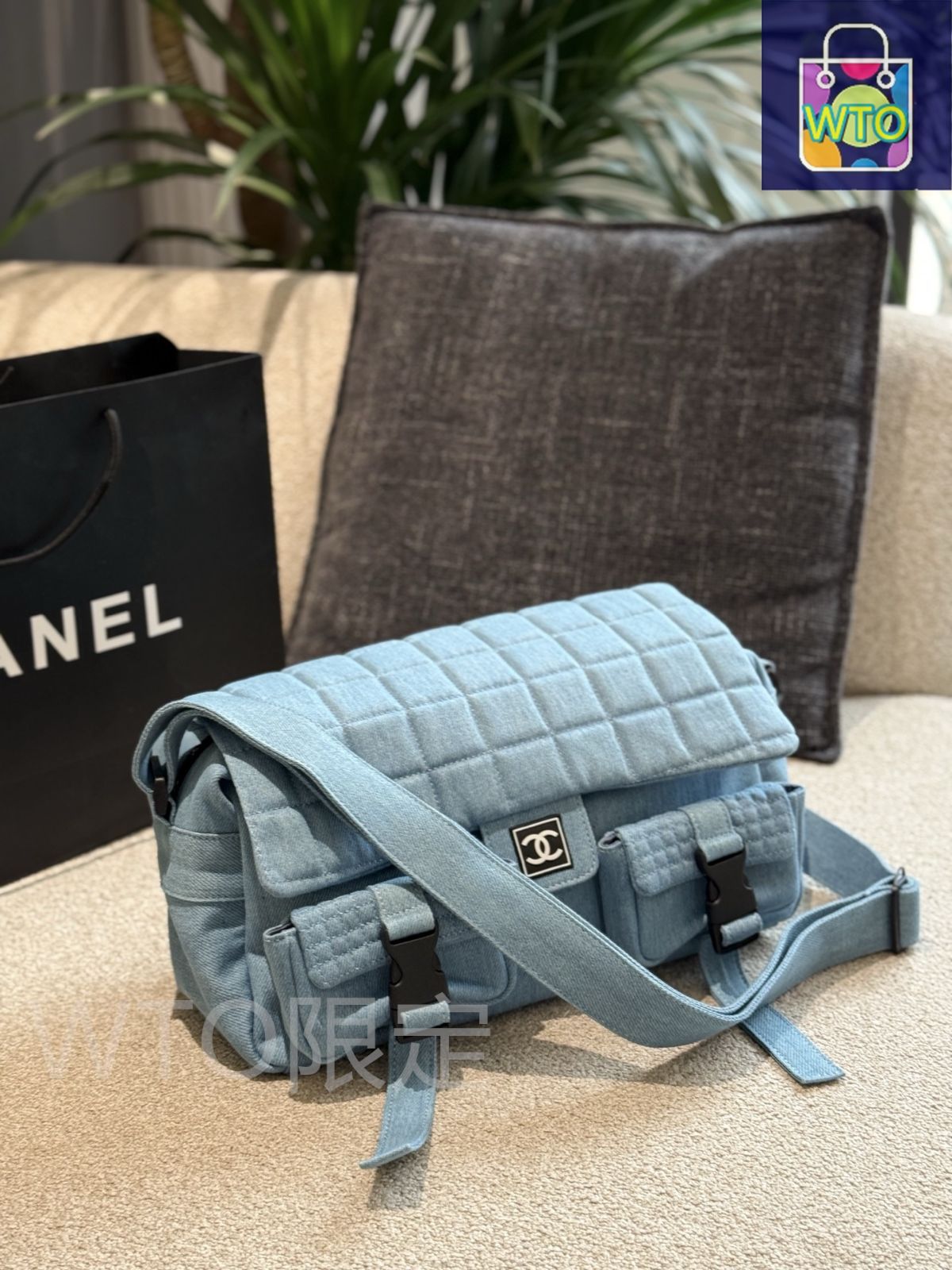 今日特価】Chanel Denim Vintage Bag / シャネル デニム