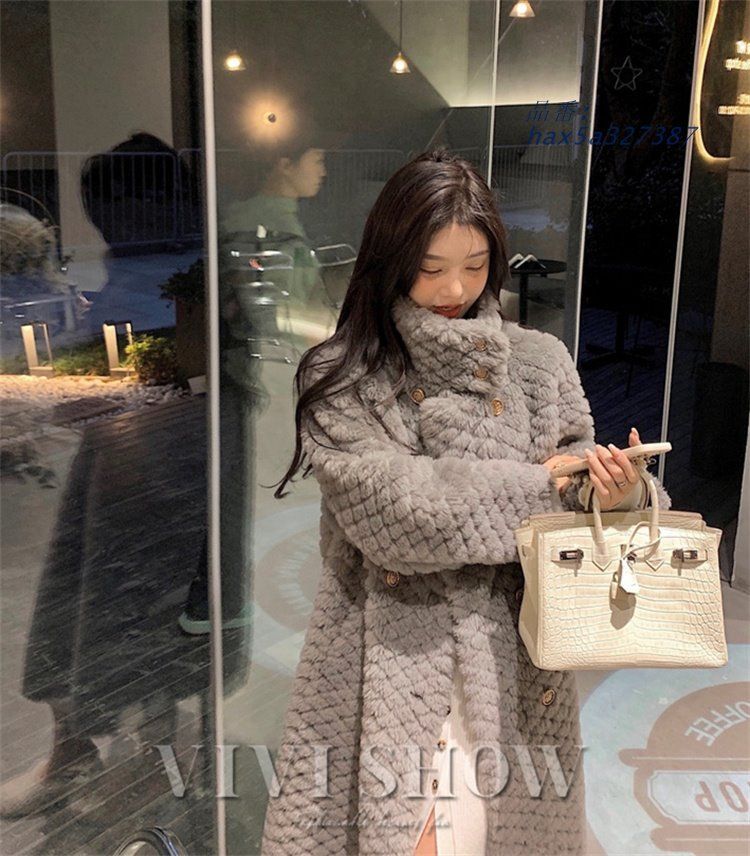 ロングコート ボリュームファー